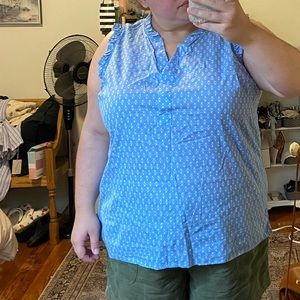 Talbots sleeveless top